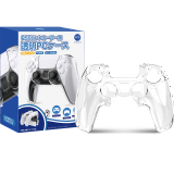 良值(IINE)适用PS5手柄PC保护壳 playstation手柄pc套 周边配件 透明L551