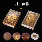 BICYCLE单车扑克牌时尚创意花切烫金收藏纸牌马鞭草