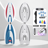 斯威（SWAY）滑板二轮游龙板初学者活力板儿童成人闪光两轮摇摆蛇形滑板车 波比蓝红 (护具+背包+大礼包)