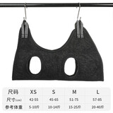 KimPets洗猫袋猫咪洗澡神器宠物剪指甲固定袋宠物吊床防抓咬保定包悬挂式 石墨黑【一袋多用 洗澡+剪指甲】 XS（适用于5-10斤）