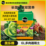 美乐棵 多肉营养土6L/袋家庭园艺多肉植物花土肥料阳台桌面盆栽种植土