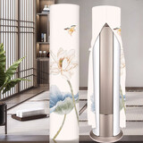 家工场空调罩防尘罩圆柱形柜机中式格力美的海尔空调罩立式开机不取通用 清平乐 开机不取】3P适高180cm及以上