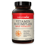 自然薇萃（naturewise）复合维生素B族软胶囊含8种维b1b2b6b12 促代谢减肥生发 150粒/瓶 