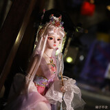 德必胜换装洋娃娃女孩公主玩具仿真BJD娃娃玩偶SD关节人偶儿童生日礼物 古装古风 小乔 3分60CM女娃(官妆）