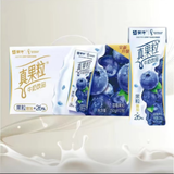 蒙牛真果粒牛奶饮品 蓝莓味250g*12 【7月产喝到1月多】