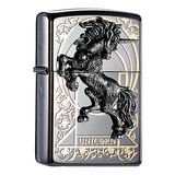 ZIPPO打火机韩版珍藏ZBT-1-32b金色黑冰独角兽 520礼物送男友 黑冰独角兽送礼盒装（不刻字）