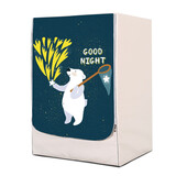 千莎（QIANSHA）适用海尔美的松下三星博世卡萨帝滚筒洗衣机罩全自动加厚防水防晒 北极熊拉链-加密 滚筒10-12公斤专用