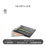 INJOYLIFE男士小钱包短款2022新款真皮钱夹驾驶证皮夹创意学生 黑色
