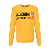 莫斯奇诺（MOSCHINO）女士黄色小熊图案棉质圆领长袖卫衣 Z A1709 9026 黄色 S