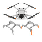 BNT适用大疆mini3pro桨叶保护罩防撞圈无人机增高起落架升降减振配件 蜘蛛款可折叠增高脚架灰色 大疆mini3pro