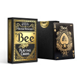 Bee小蜜蜂扑克牌 黑色烫金 美国进口 蜜蜂金针1副