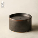 九土陶瓷壶承简约禅意小型干泡茶盘建水家用茶渣缸水洗功夫茶具配件 款式四B款