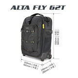 精嘉（Vanguard） FLY 55T 58T 摄影包拉杆式单反相机包万向轮摄影拉杆箱双肩背包拖箱 FLY62T（可装单反挂600F4定焦）