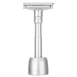 潮科手动剃须刀男士手动刮胡刀6档可调锋利度老式不锈钢刀片刀架 剃须刀+盒子+1盒刀片/5片+底座