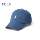 Polo Ralph Lauren 拉夫劳伦男女同款 经典款棉质卡其棒球帽RL52338 410-海军蓝 ONE