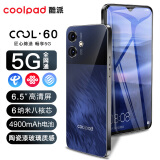 酷派（Coolpad）COOL60 全新6纳米5G手机 128G八核4900毫安长续航轻薄大屏游戏电竞学生老年人百元智能机 黑色 128GB