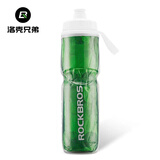 洛克兄弟（ROCKBROS）自行车水壶保冷挤压式山地车公路车水杯运动水瓶骑行装备 绿色