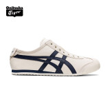 Onitsuka Tiger鬼塚虎春夏男女帆布一脚蹬懒人鞋MEXICO 66™ SLIP-ON 1183A360 米色/藏青色 36