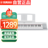 雅马哈（YAMAHA）电子琴专业61键力度键盘家用初学儿童教学NP-15WH白色+全套配件