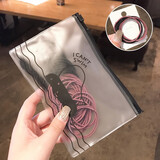 艾梵妮 100根装橡皮筋发绳头饰基础打底百搭高弹扎头发成人发圈头绳 黑色+紫色大圈100条
