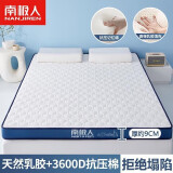 南极人（NanJiren）A类乳胶床垫1.8x2米家用可折叠榻榻米记忆棉床垫子宿舍单人床褥垫 南极人-足球白蓝【厚度约9cm】 双人床：180x200cm【不易塌陷】