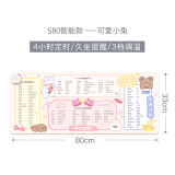 昕科3C认证款加热暖桌垫暖手宝办公室电热板电暖宝电热垫鼠标发热桌垫 可爱小兔【3档调温+自动断电】