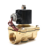 伊莱科（ELECALL）电磁阀 (1英寸)  AC220V 铜制 水阀油阀气阀 常闭型 2W-250-25
