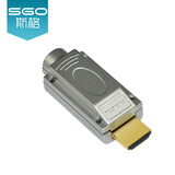 斯格（Sgo） HDMI免焊接头插座86型面板模块直通对接头高清线插头外壳保护套 HDMI免焊头金属壳