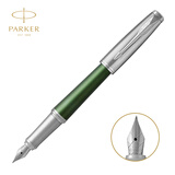 派克（PARKER）高端钢笔墨水笔都市系列成人学生练字男女商务送礼定制刻字生日礼物文具签字笔单笔礼盒 都市森林寄语墨水笔