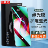 惠舟 oppor15钢化膜防窥膜R15X抗蓝光 OPPO R15梦境版手机膜水凝全屏覆盖防爆保护膜 【R15/R15梦境版】翡翠护瞳绿光膜*2片装