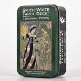韦特塔罗 进口SmithWaite Tarot史密斯韦特塔罗牌铁盒便携英文版talou牌 史密斯英文便携版（桌布牌袋）