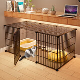 蔻丝猫笼子家用室内幼猫别墅省空间小型自由拼接小猫笼 中号-109*37*37-小猫笼 基础款：可DIY裸笼