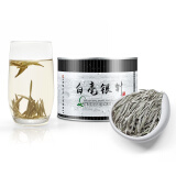 好茶农 2018白毫银针福鼎白茶白豪银针散装太姥银针白茶叶罐装50克茶叶