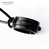 NOMOS格拉苏蒂手表日晷指环可看时间可做吊饰黑色限定版