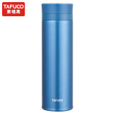 泰福高保温杯男女士可爱便携杯子带茶隔商务真空保温杯330ML T2171深蓝色330ml
