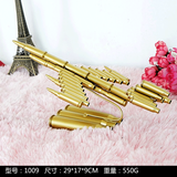 耀莎 创意家居客厅房间办公室装饰摆件子弹壳工艺飞机模型礼品送男生 1009