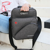 凯斯汀乒乓球包运动包单肩包多功能背包训练包大容量手提包教练包 暮光苍灰 旗帜徽章