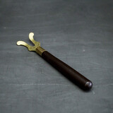 清沁堂 檀木壶叉铁壶叉黑檀木柄铸铁壶盖叉壶持壶盖叉铸铁壶夹日本南部