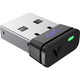 雷柏（Rapoo）V3M V+无线游戏技术鼠标高速率接收器 瑞昱芯片4K型即插即用 支持VT1/VT3/VT9Air等游戏鼠标 V3M黑色