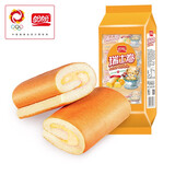 盼盼【任拍6件】小面包鸡味块薯片糕点早餐办公室小吃 休闲零食组合 瑞士卷（香橙味）160g