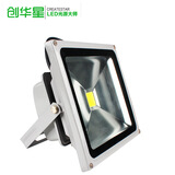 创华星LED投光灯220V户外灯防水广告灯返回投光智能泛光灯路灯50W投光灯 超值版30W 白光