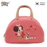 江南.汉桐（Home&Tony）儿童铝箔饭盒保温包小学生加厚便携午餐食堂带饭便当袋 保温包--冬己小女孩图案