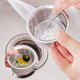 柏蝶莱厨房下水道过滤网水槽水池漏网洗菜盆洗碗池地漏过漏网厨房滤网罩 100只装