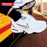耐克（NIKE）官方 舰店男鞋 26春新款缓震运动鞋厚底增高休闲鞋透气跑步老爹鞋 白&银/全掌气垫【主推】偏小 40 码（内长250mm）