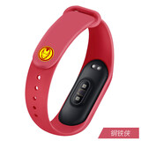 适用小米手环6/5/4/3腕带NFC版通用复仇者联盟智能运动手环MI三四五六代替换表带个性定制潮 小米5/6nfc通用腕带-钢铁侠