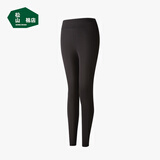 松山棉店【轻薄养肤衣】保暖秋衣秋裤男可打底轻薄保暖内衣女打底衫冬 女士-黑色-裤子 M （女士160，男士170）