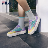 FILA 斐乐官方【杨幂同款】女ROCK摩登帆布鞋2025春夏时尚休闲运动鞋