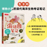 海错图笔记 青少版 张辰亮 著 赠送超大幅物种探查图谱 无穷小亮 科普读物 中国国家地理 2020年中小学阅读目录推荐 中信京东超级618