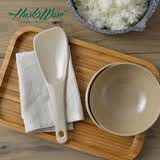 壳氏唯汤勺勺子长柄大汤勺耐高温锅铲炒菜铲子饭勺厨房家用三四件套套装 饭勺单只装