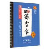 墨点字帖墨点练字宝王正良行书字帖7天学会行书凹槽字帖硬笔书法字帖手写体公务员成人行书书法速成练习字帖